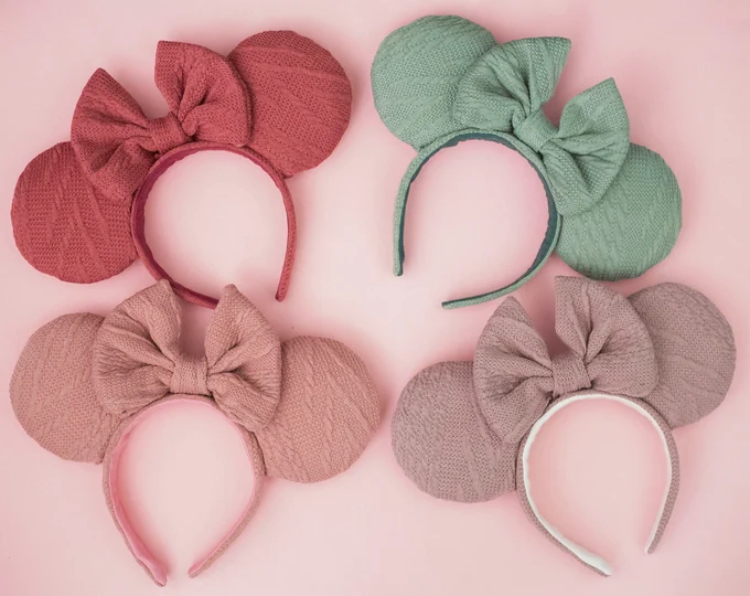 Patterned Mickey ear headband