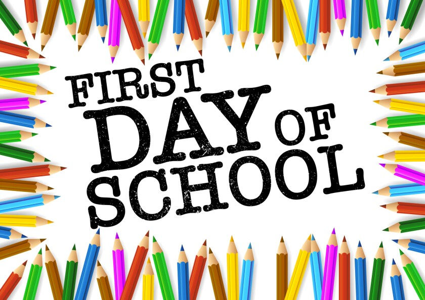 First Day of School 2025/26 School Year