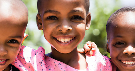 Happy African Kids. Echoess of Africa.