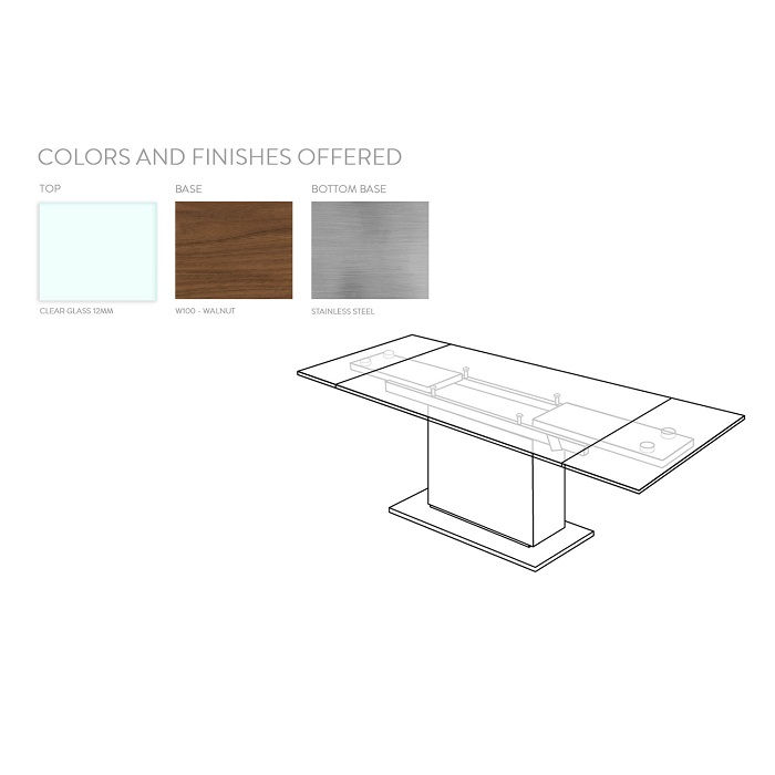 Thumbnail: Mercurio Rect. Extendable Table