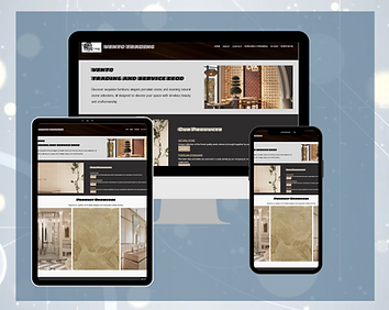 website design - vento trading
