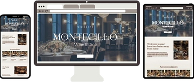 web design- wine and dine
