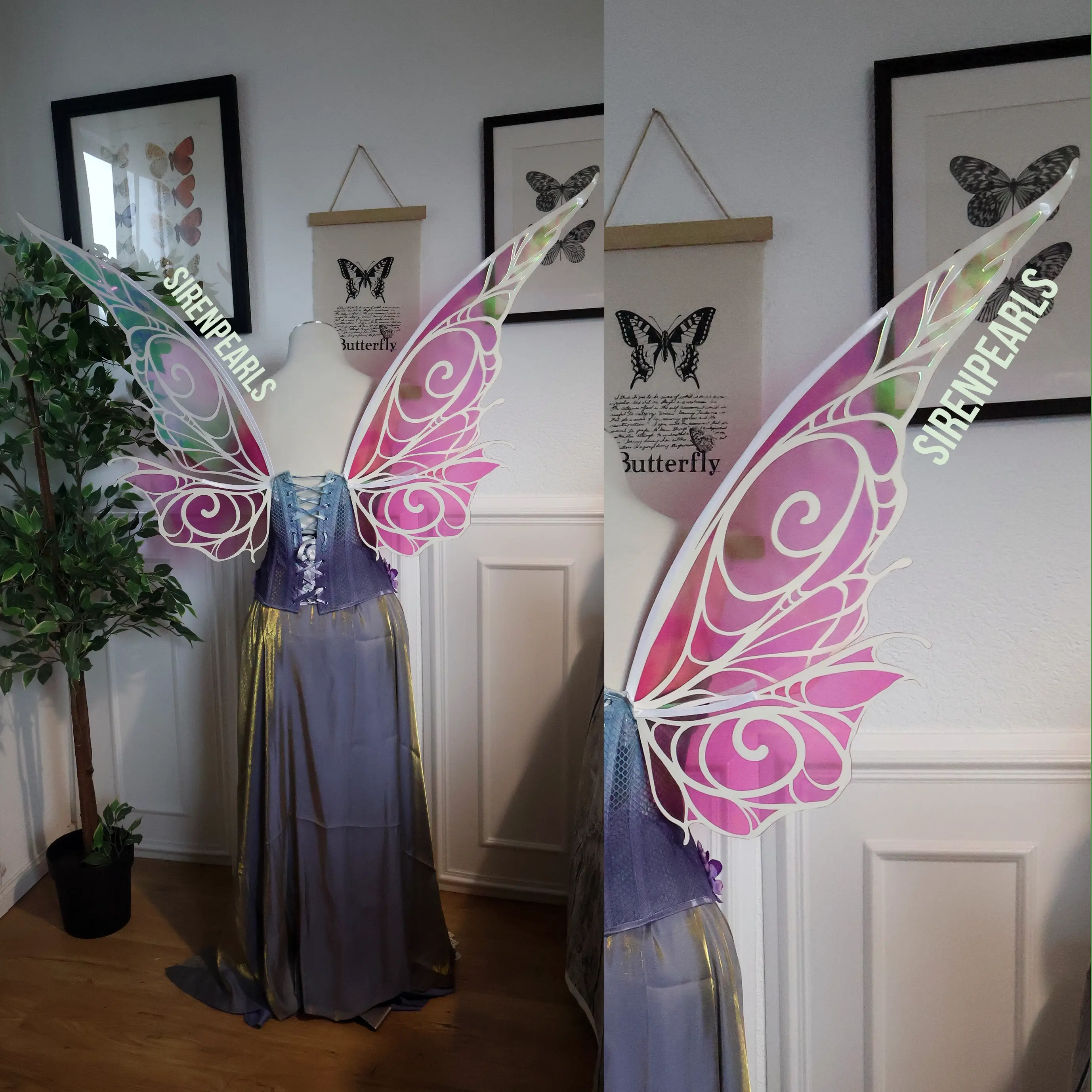Fairy Wings Tinuviel L - pink / white
