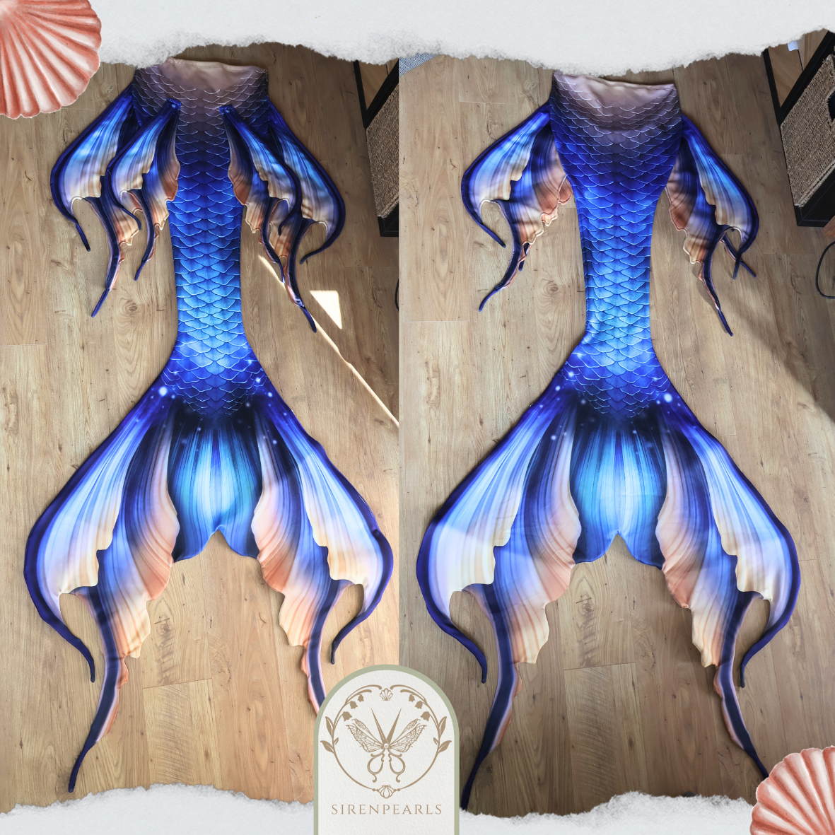 Golden Night - Mermaid Tail