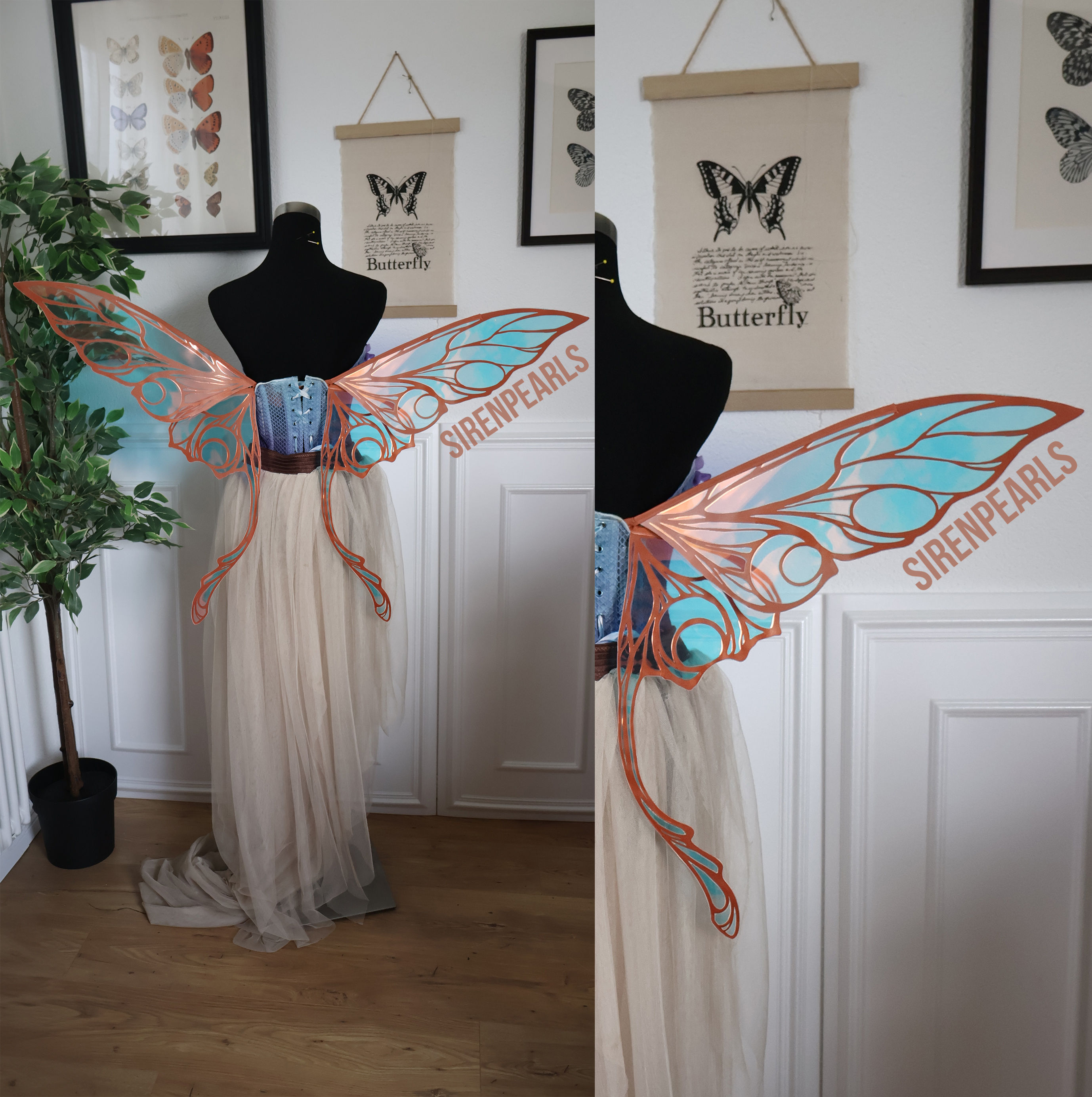 Luna Moth medium copper