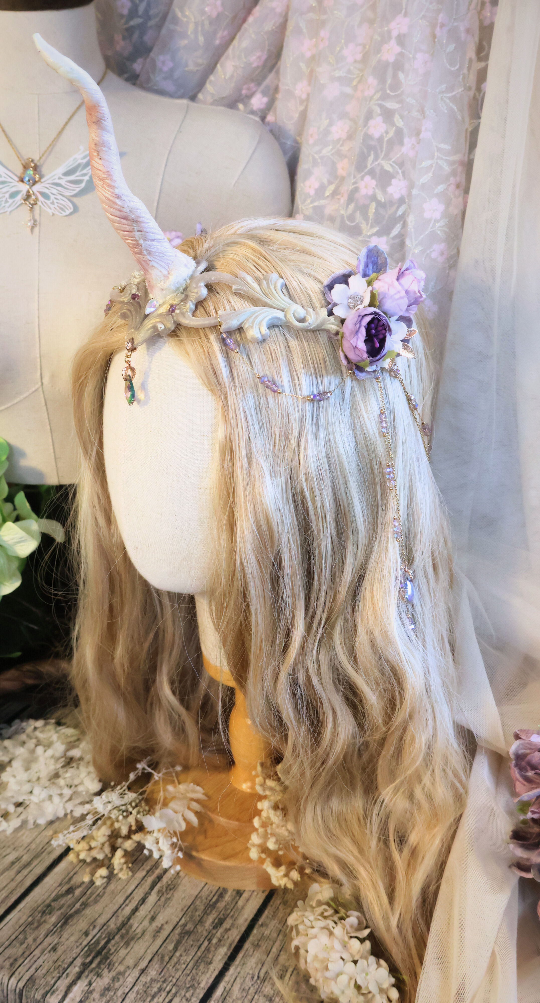 Amathea Tiara - "Lavender Blush"