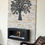 Miniatura: Chimenea Pared Mediana