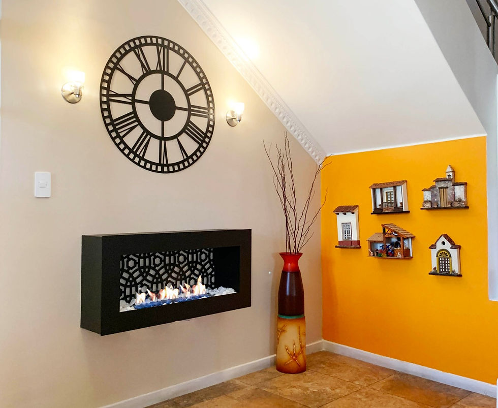 Miniatura: Chimenea Pared Mediana