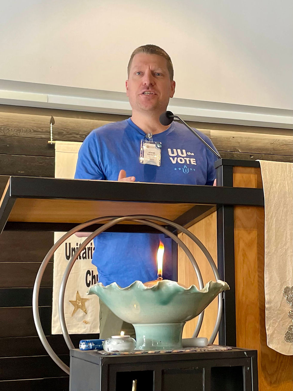 Jesse at UUCM