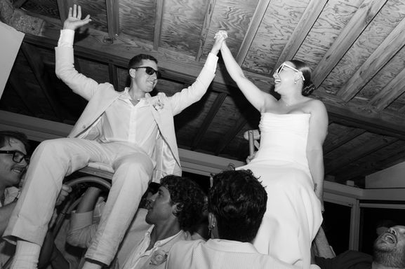 Reception party at Coconuts at the Reefs