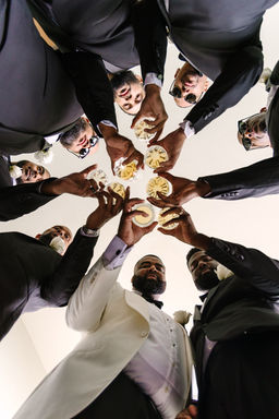 Groomsmen portraits at the Loren Resort