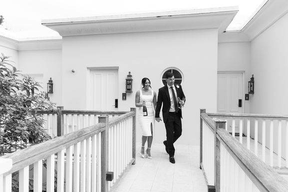 Elopement session at Rosewood Tuckers Point