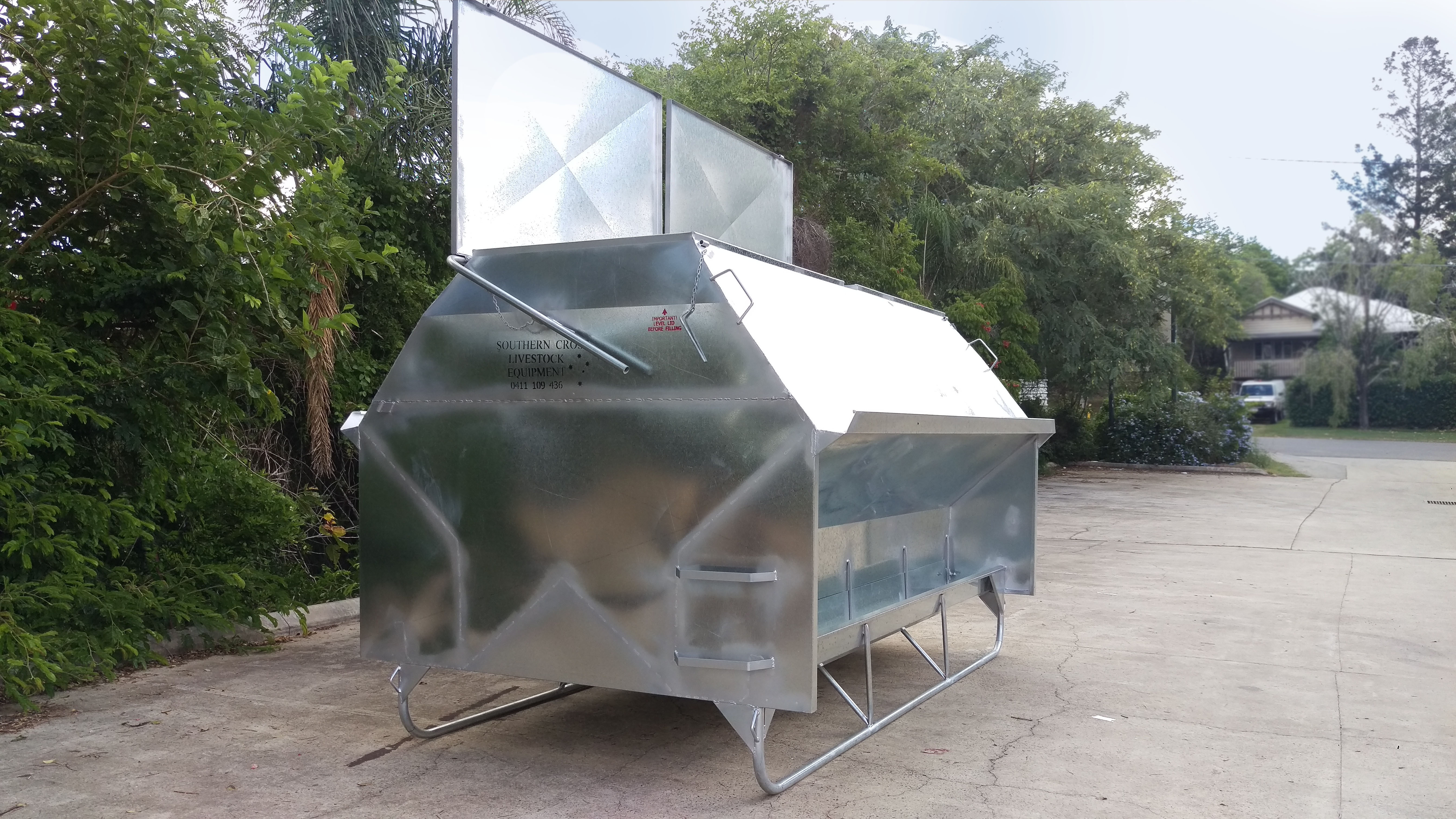 Cattle feeders Southern Cross Livestock Equipment Australian Made