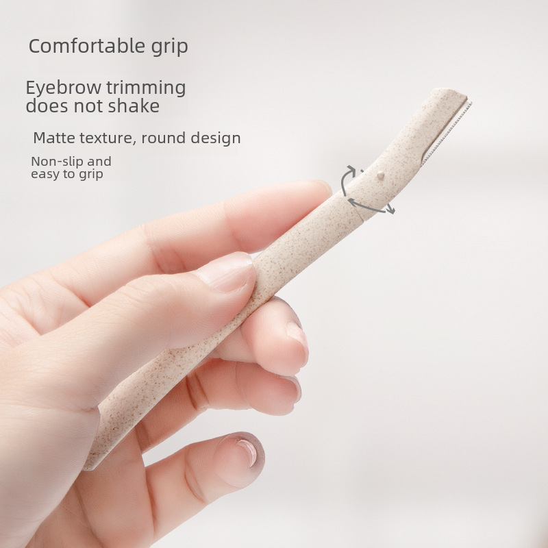 Thumbnail: Eco-Friendly Stainless Steel Eyebrow Razor with Blade