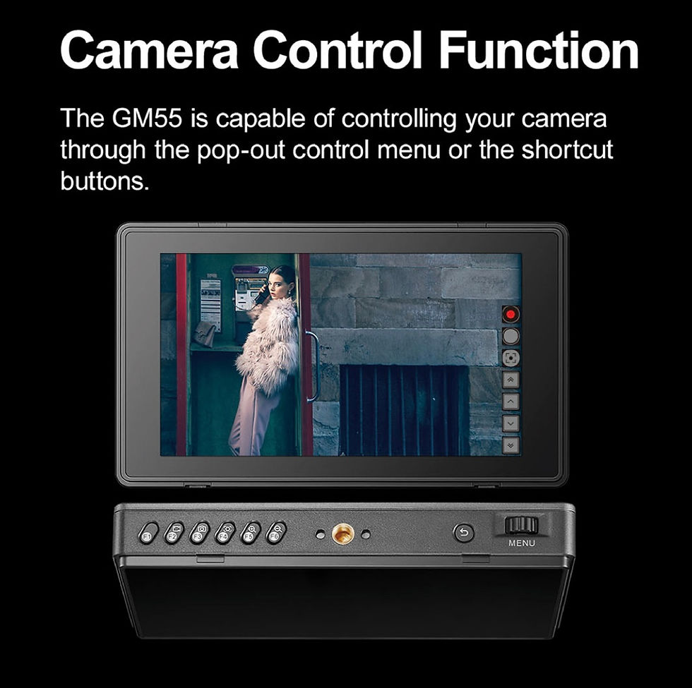 Thumbnail: Godox GM55 5.5"4K HDMI Touchscreen On-Camera Monitor GM55
