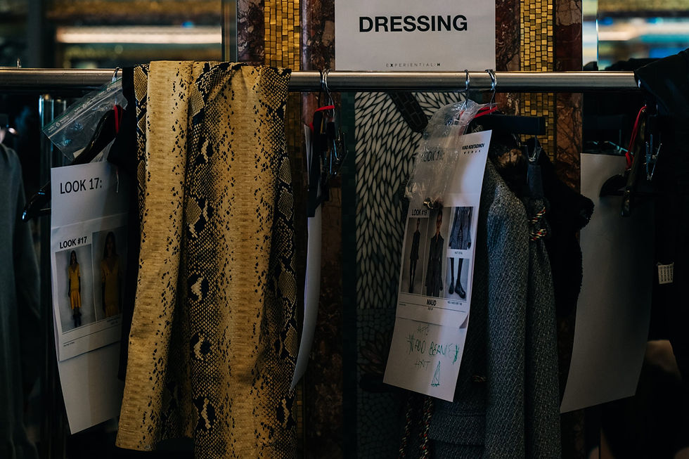 Backstage at Kiko Kostadinov, Fall/Winter 2025/2026