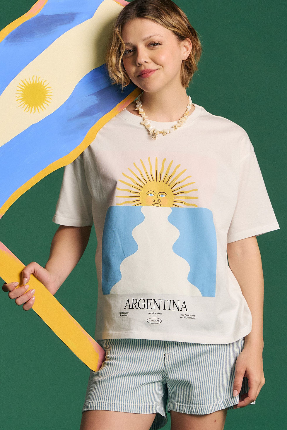 Remera Argentina por Vik Arrieta - VER