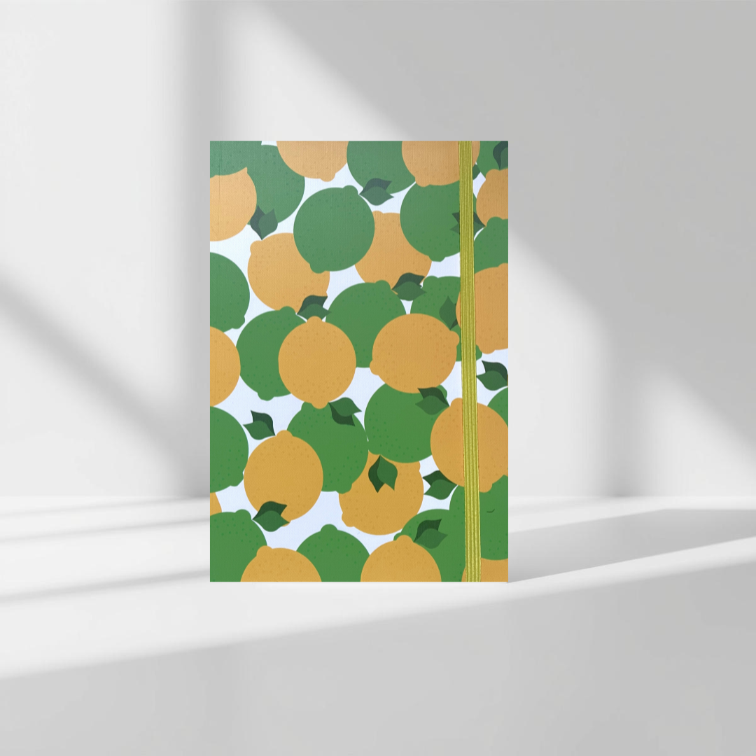 Lemons & Limes Notebook (A5/Lined)