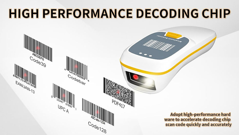 Thumbnail: H300SR 2D Pocket Wireless Barcode Scanner with Bluetooth + Dongle
