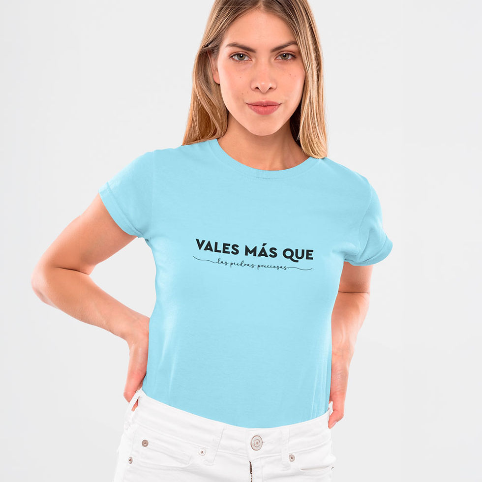 Miniatura: Camiseta Mujer | Vales más que