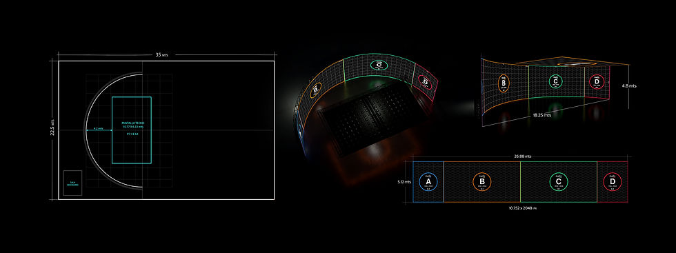 estudio LED de producción virtual