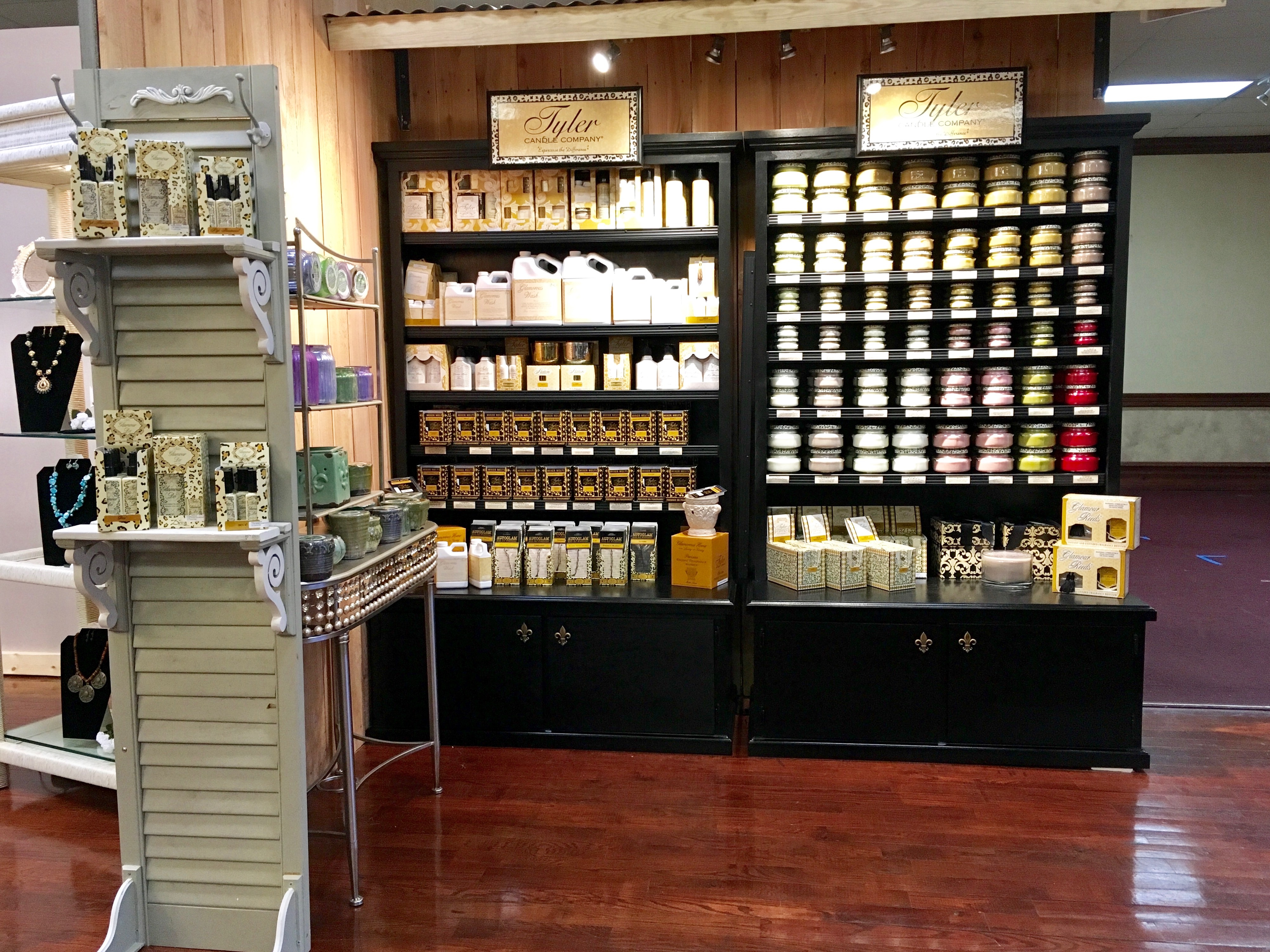Tyler and Swann Creek Candles Booth