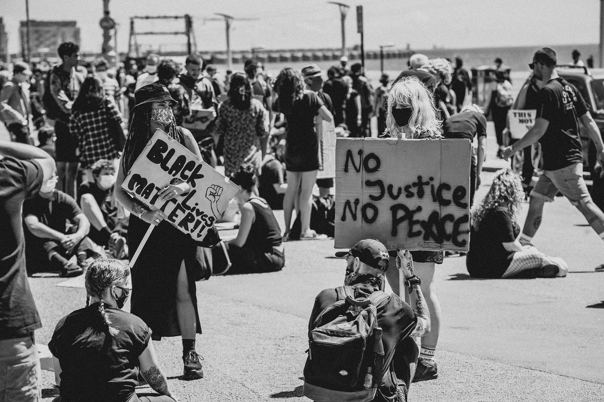 Waiting to Protest 