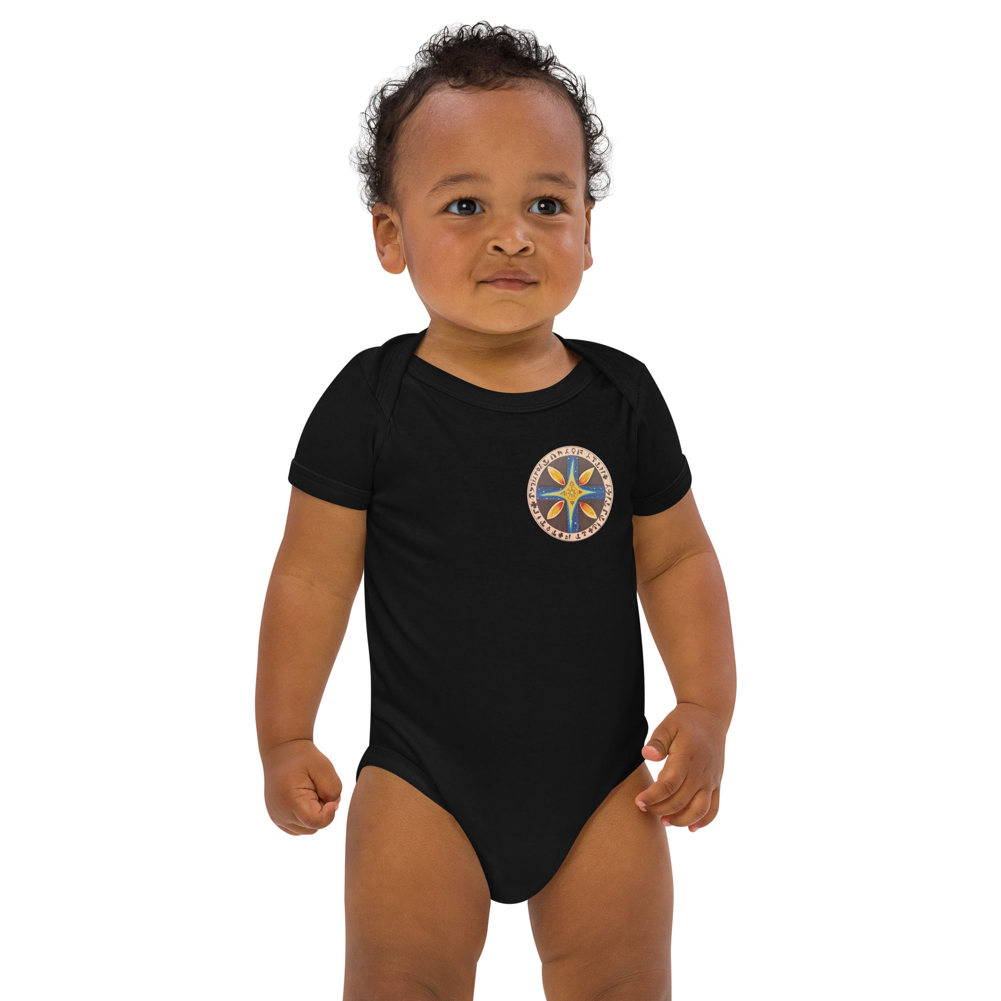 Babybody aus Bio-Baumwolle – Morgenstern