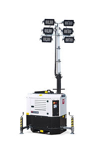 Modèle de la tour d'éclairage Mantis Pro Skid avec 272 heures d'autonomie, par Italtower, Piove di Sacco, Padoue