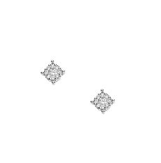 Orecchini in Oro e Diamanti della Collezione Rose di Diamanti Comete Gioielli