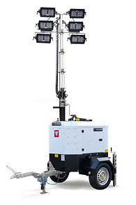 Tour d'éclairage Mantis modèle EVO RT-M avec moteur Yanmar, fabriquée par Italtower, Piove di Sacco, Padoue, Italie
