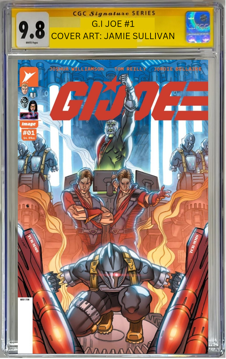 GI JOE #1 JAMIE SULLIVAN EXCLUSIVE VARIANT CGC SIG SERIES