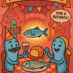 Sardinha Assada, Microbiota Animada - o poder do São João no intestino