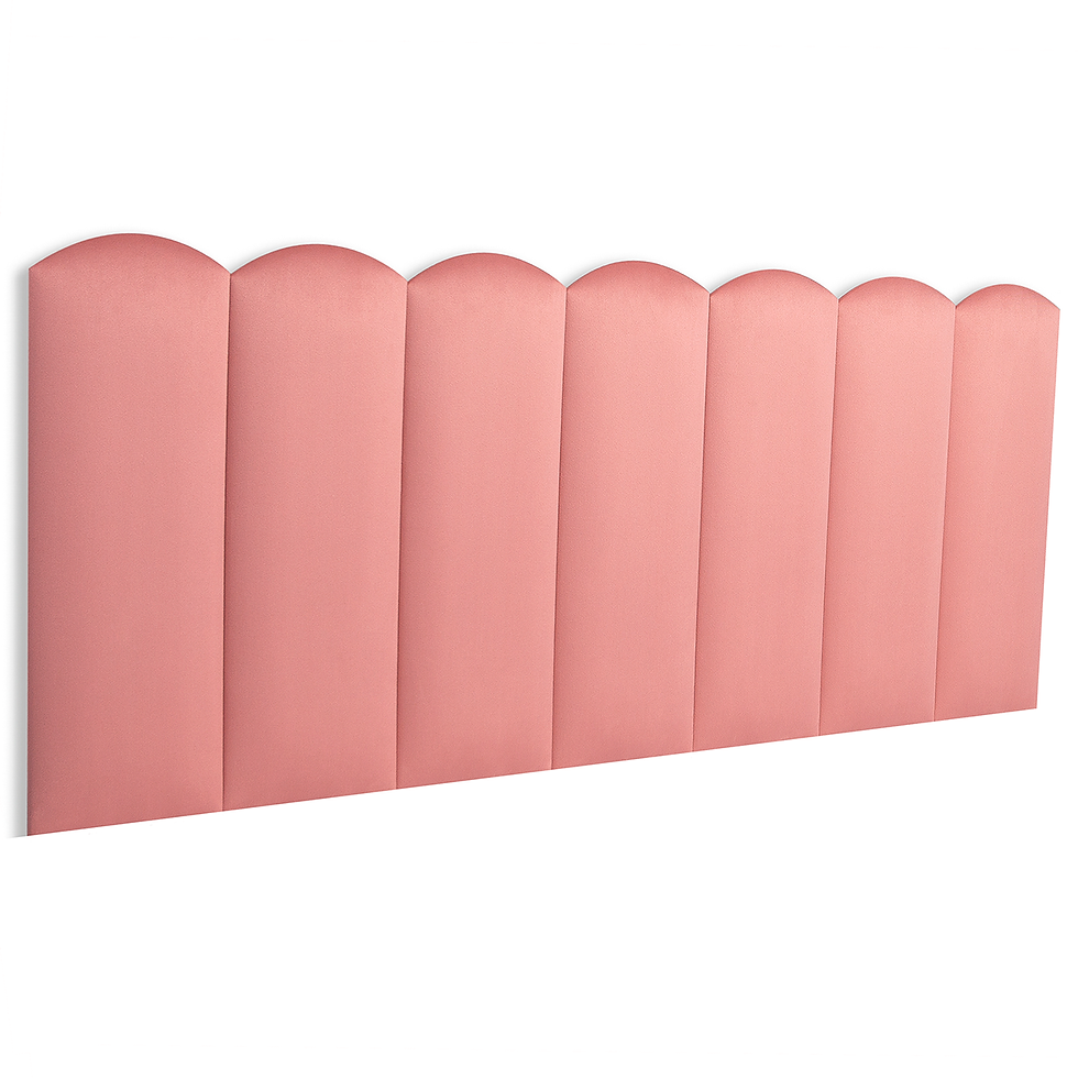 Cabeceira Casal Modulada Nuvem Veludo