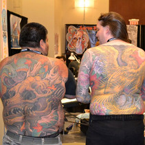 backpiece tattoo at the toronto tattoo show winnipeg show
