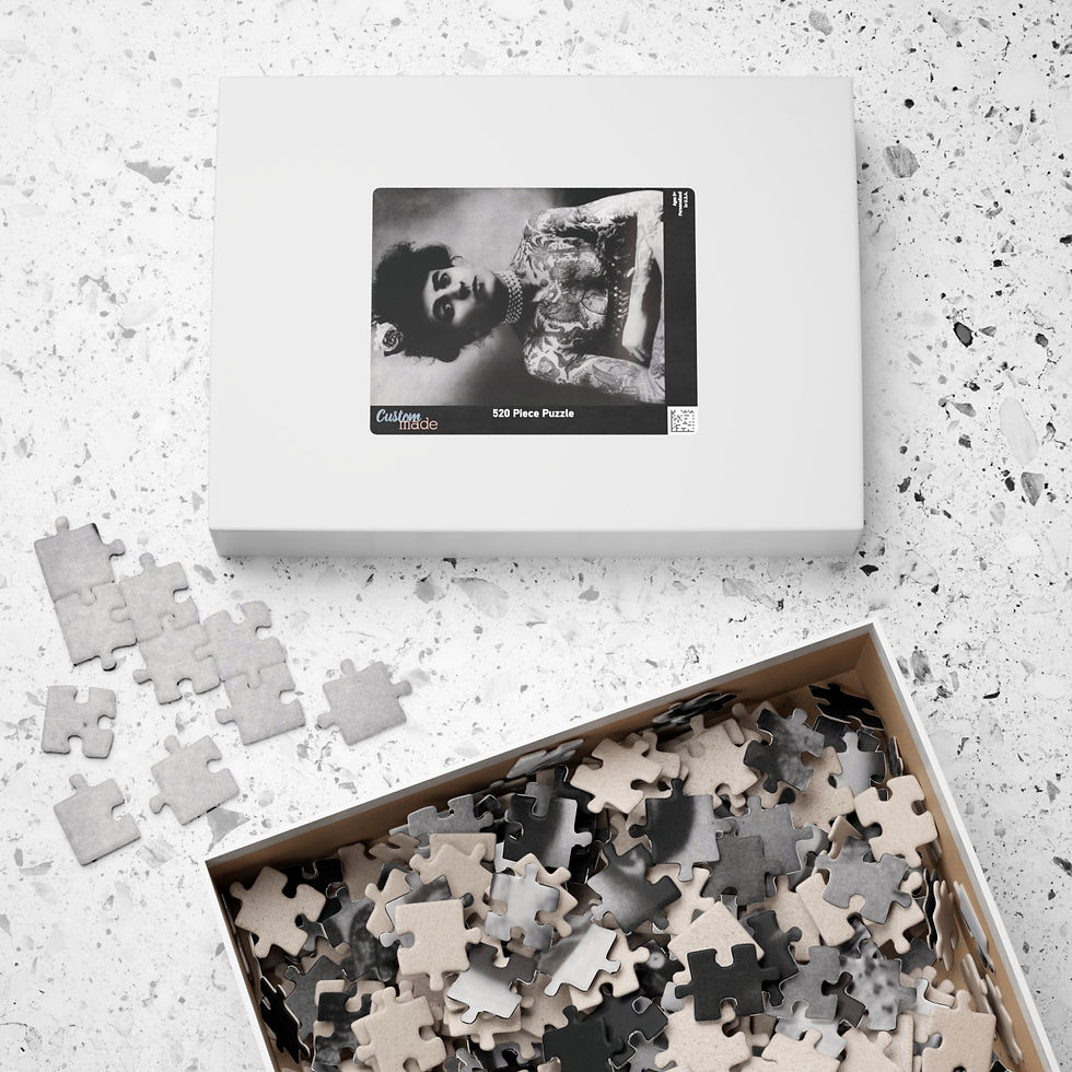 Thumbnail: Puzzle Vintage Maude  Tattoo History (520 pieces)