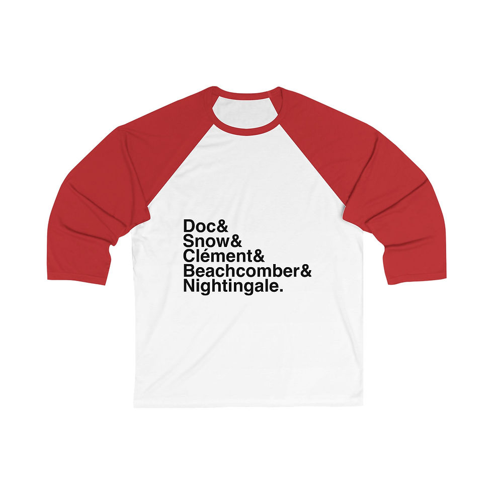 Thumbnail:  Baseball Tee - Vintage Canadian Tattoo Artist History Baseball Tee