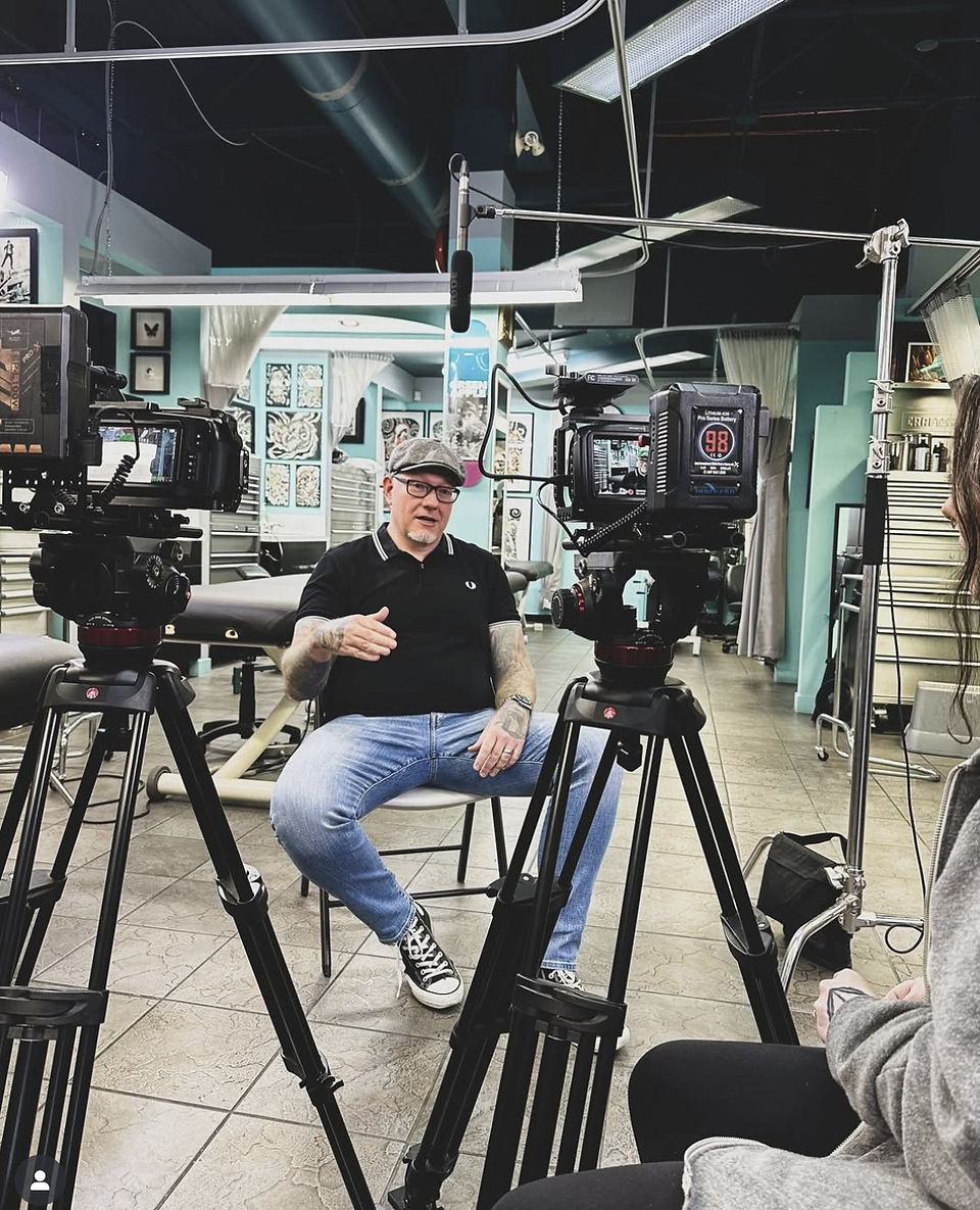 200 hours – Paul Jeffries recap his 43 years of tattooing filming