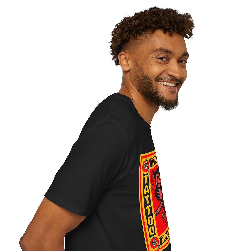 Thumbnail: T-shirt - Toronto Tattoo Mile Queen Street Cat