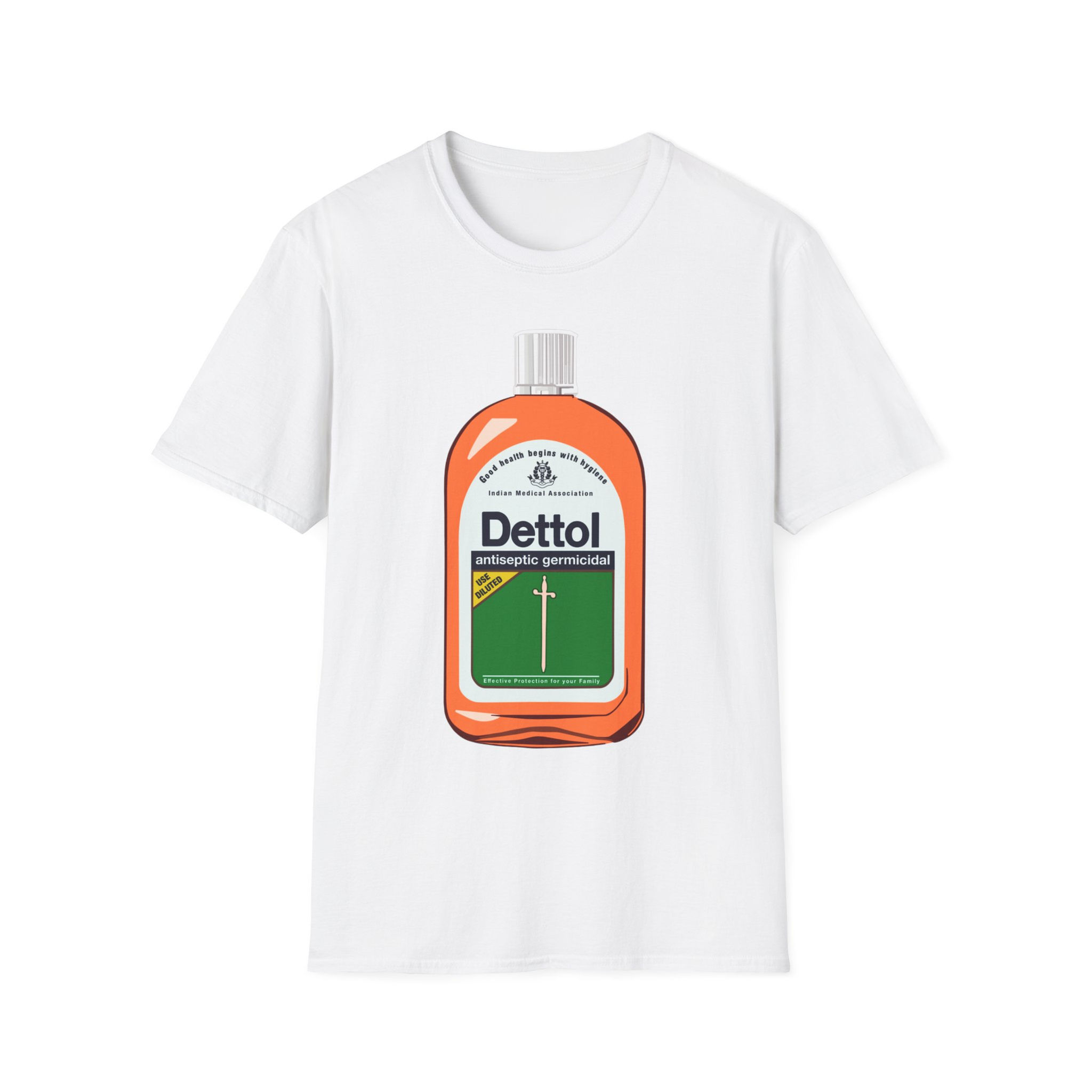 T-Shirt - Vintage Dettol Tattoo Artist History