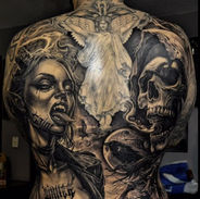 toronto tattoo show blacktattoo tattoo montreal quebec inkthe6 godsofink nixtattoo calgarytattoo blackandgrey realism hyperrealism realistic modern softblackandgrey eyeball tear crying cross realism hyperealism realistictattoo