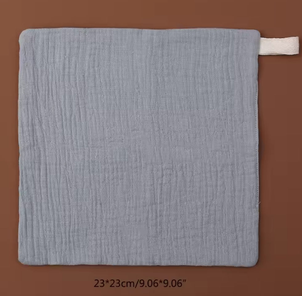 Thumbnail: Muslin Facewasher Cotton Bamboo