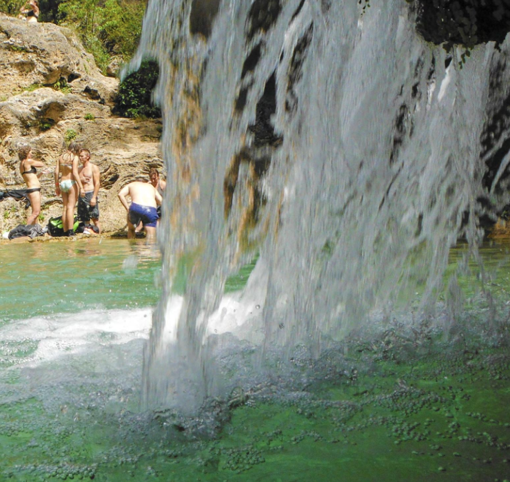 Wild waterfall