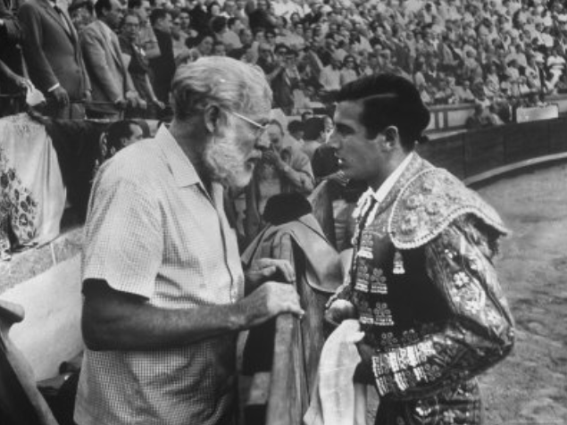 Ernest Hemingway at Las Ventas bullring
