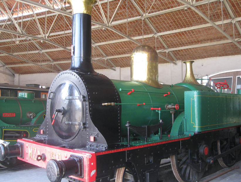 Martorell - The oldest original locomotive in Spain from 1854