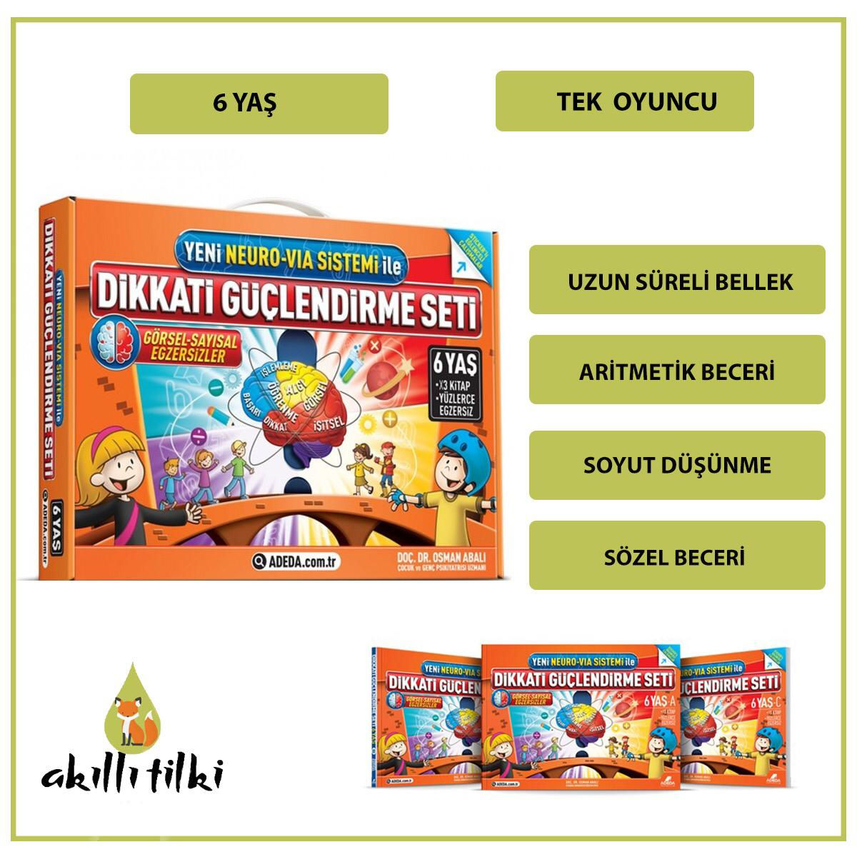 DİKKAT GÜÇLENDİRME SET 6YAŞ
