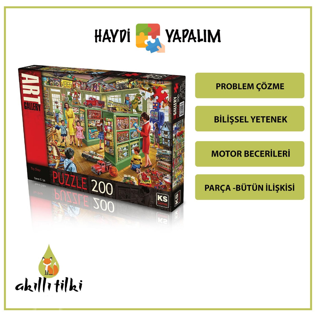 ART GALLERY TOY SHOP PUZZLE