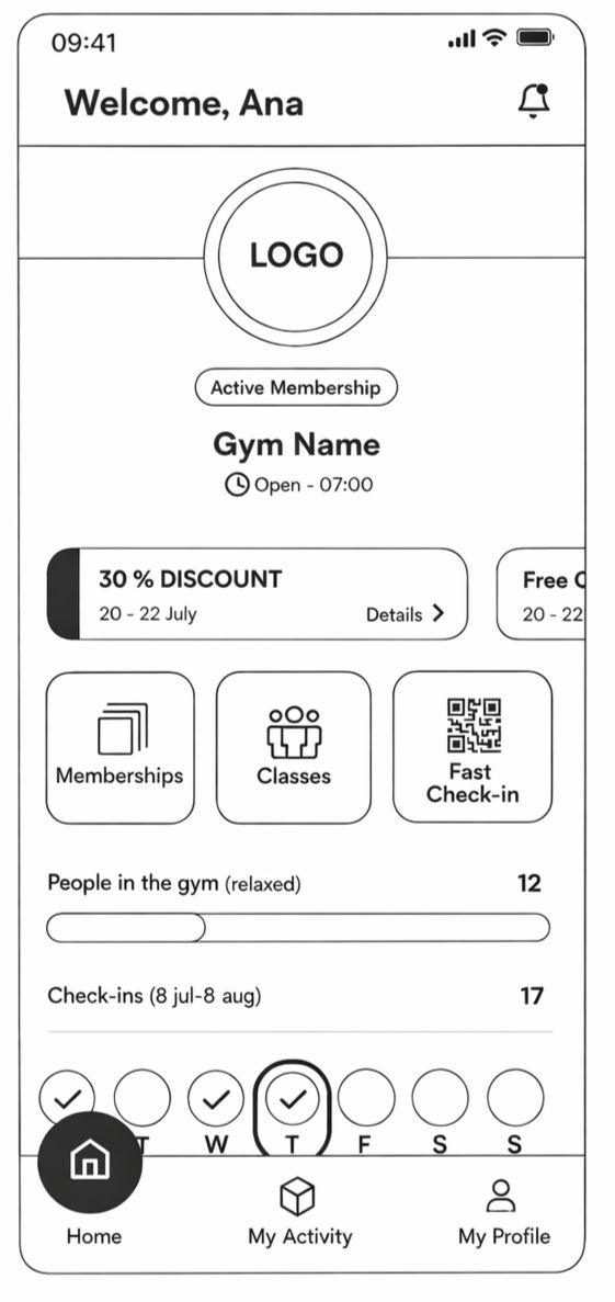 drawing of new gma homescreen