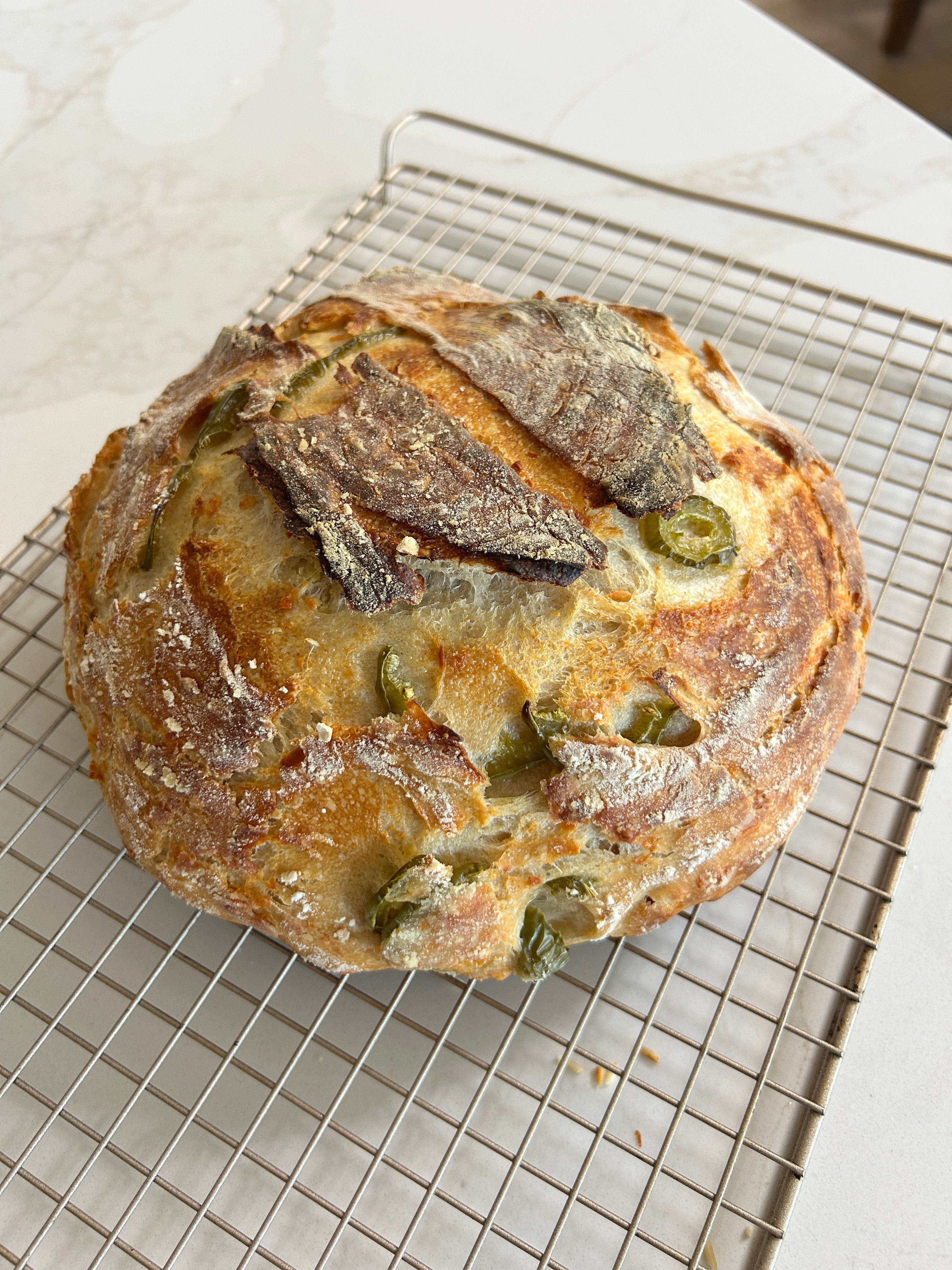 Jalapeño Cheddar Artesian Bread