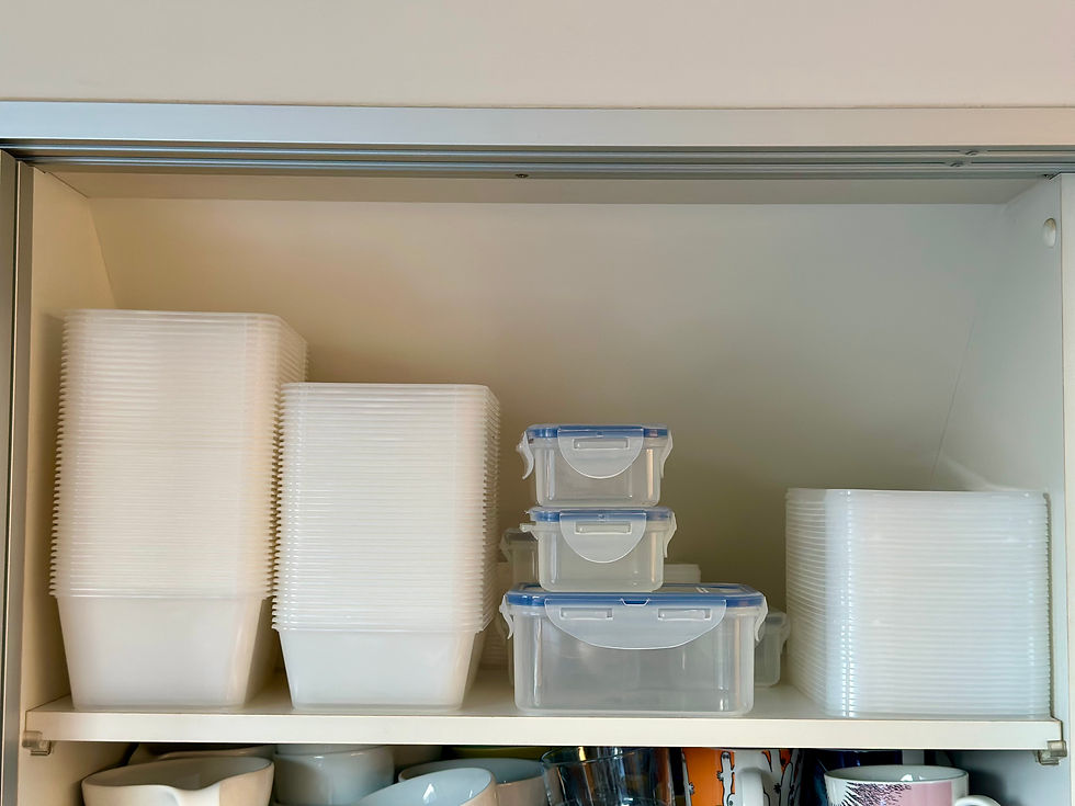 生徒さんの興味をさらった、保存容器